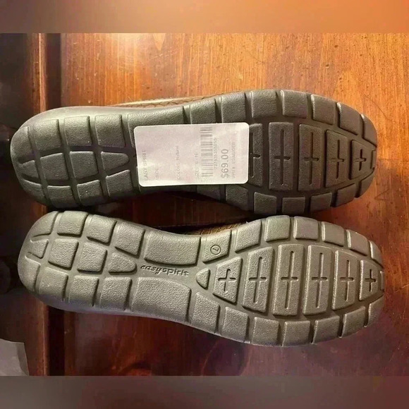 Women’s Easy Spirit Brown Croco Abriana Casual Flats Size 7 - Picture 2 of 8